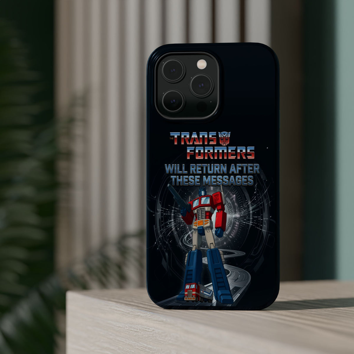 Transformers “Will Return After These Messages” Magnetic Impact-Resistant Phone Case