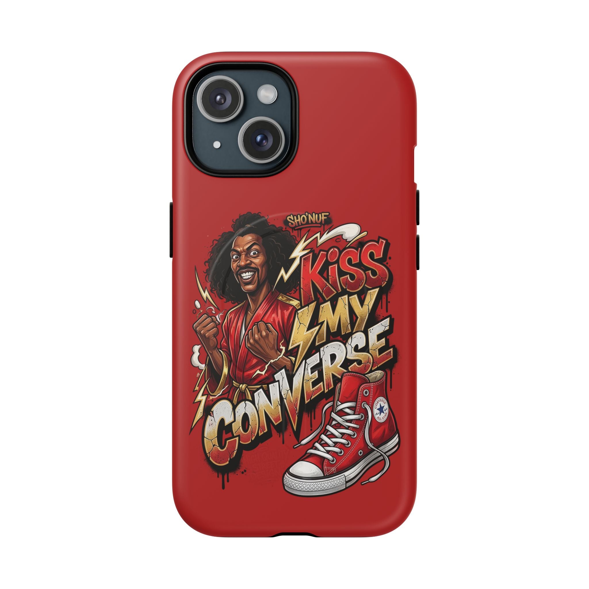 sho nuff kiss my converse phone case | Tough Magnetic Case, Sorcerer Illustration