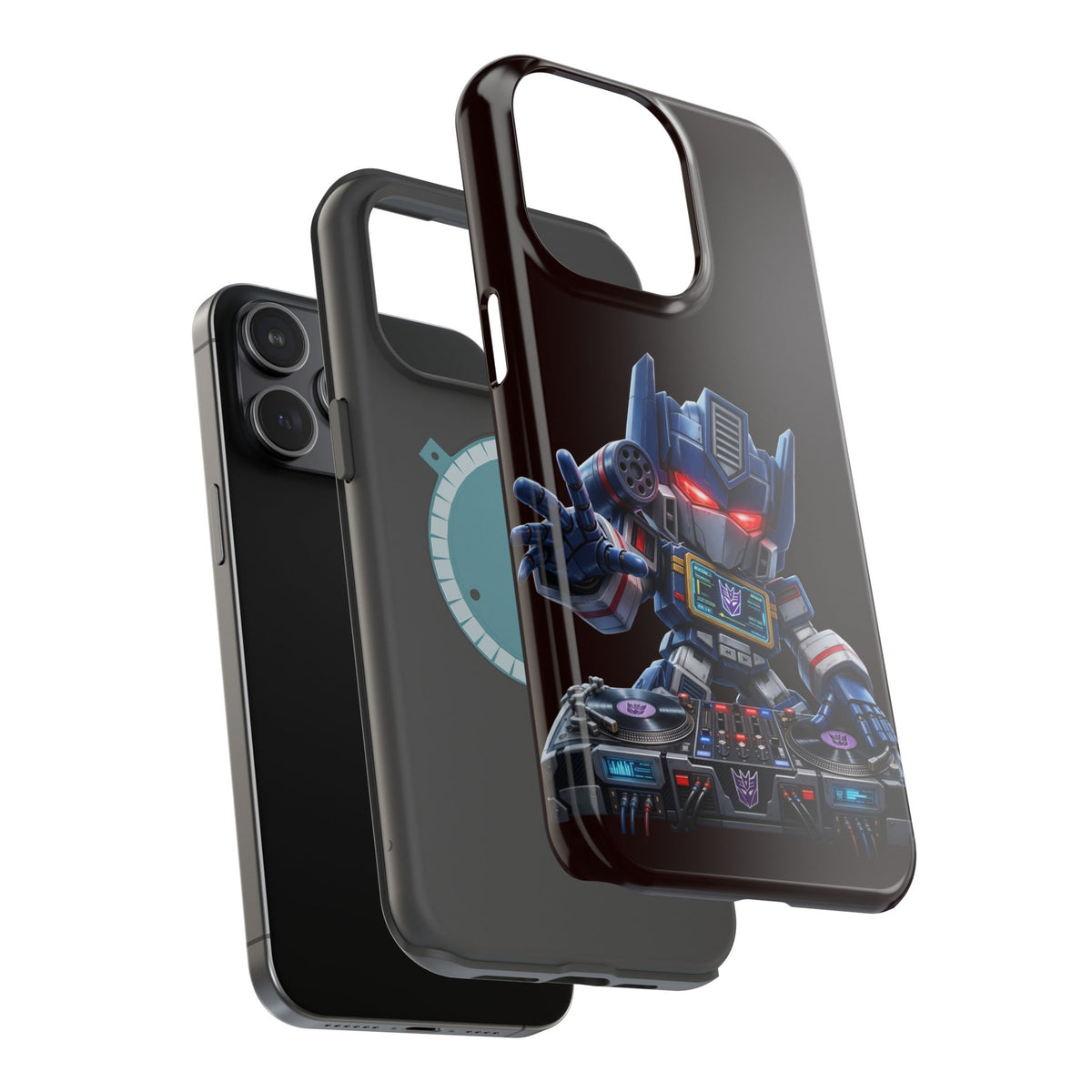 DJ  Soundwave Robot Phone Case — Magnetic Impact-Resistant Protector