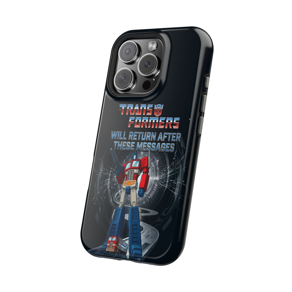 Transformers “Will Return After These Messages” Magnetic Impact-Resistant Phone Case