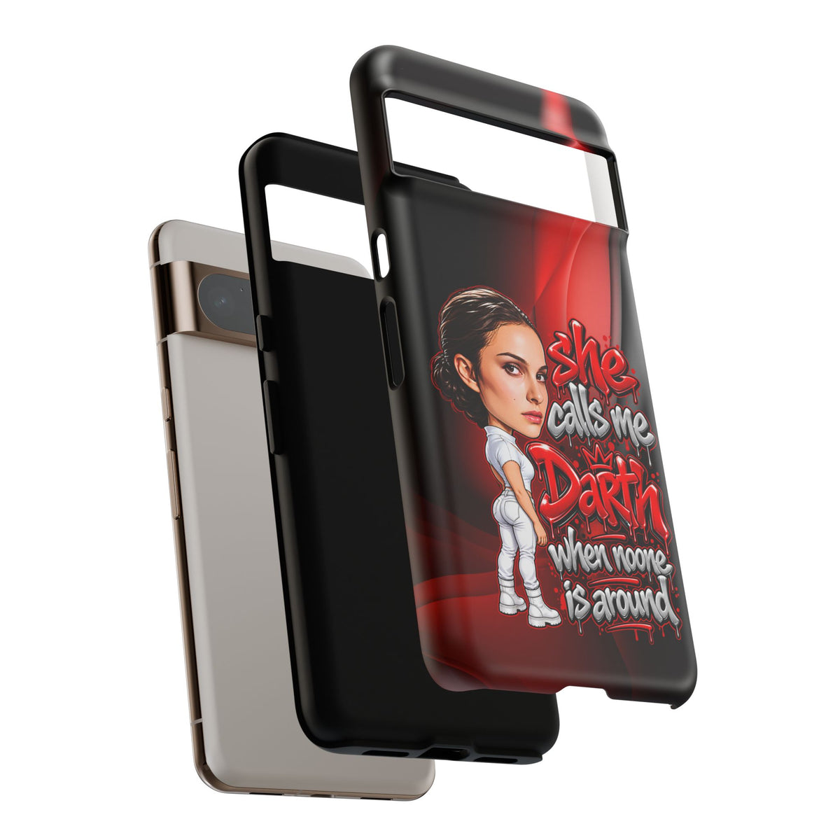 padme she calls me darth when noones around  Graphic Phone Case | Hip-Hop Inspired Tough Case | Urban Art Protective iPhone & Samsung Case