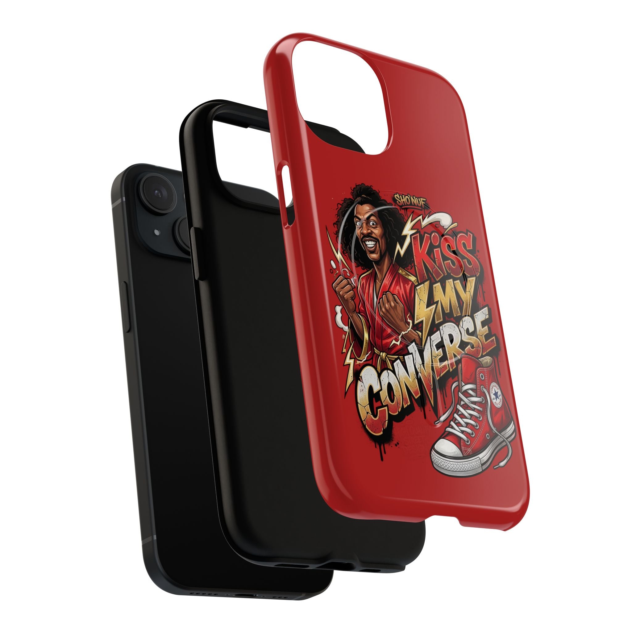 sho nuff kiss my converse phone case | Tough Magnetic Case, Sorcerer Illustration