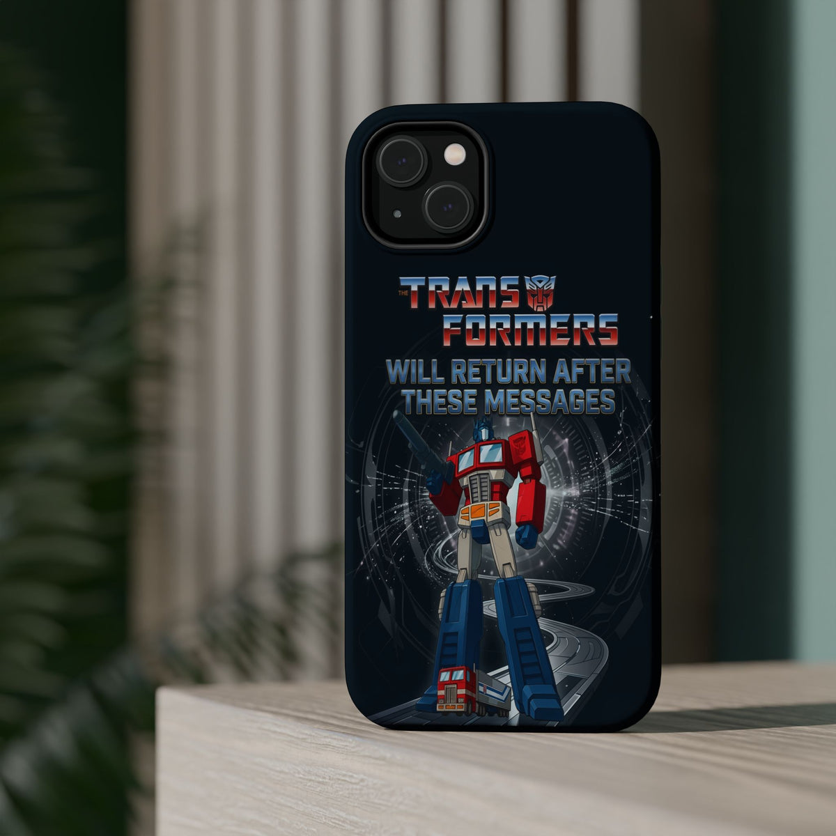 Transformers “Will Return After These Messages” Magnetic Impact-Resistant Phone Case