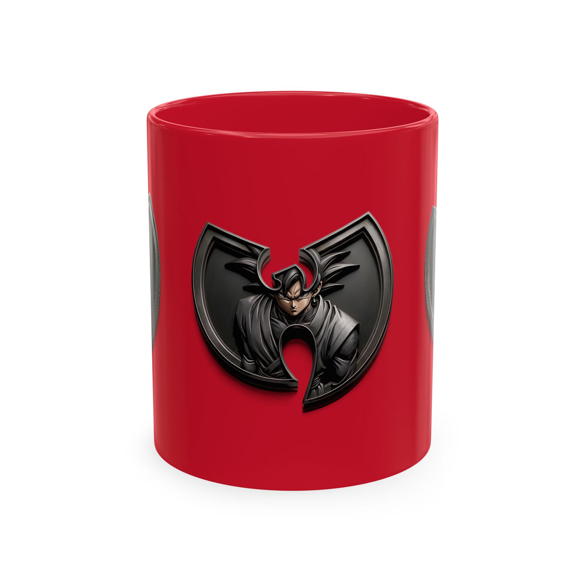 wu tang x Goku Black Ceramic Mug — Norse Warrior Coffee Cup