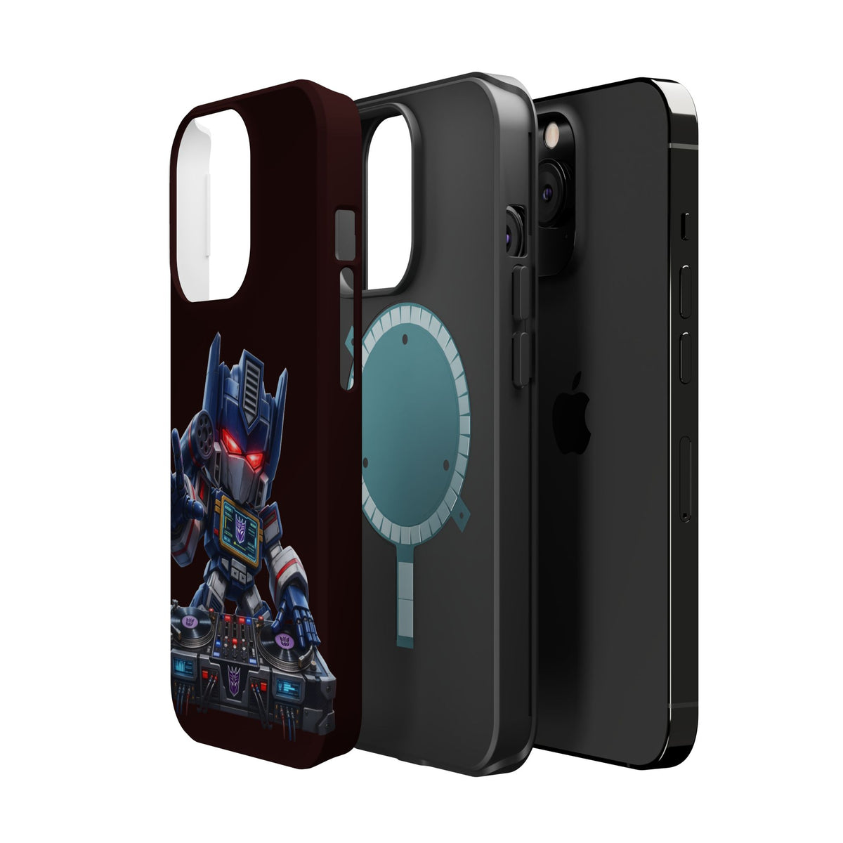 DJ  Soundwave Robot Phone Case — Magnetic Impact-Resistant Protector