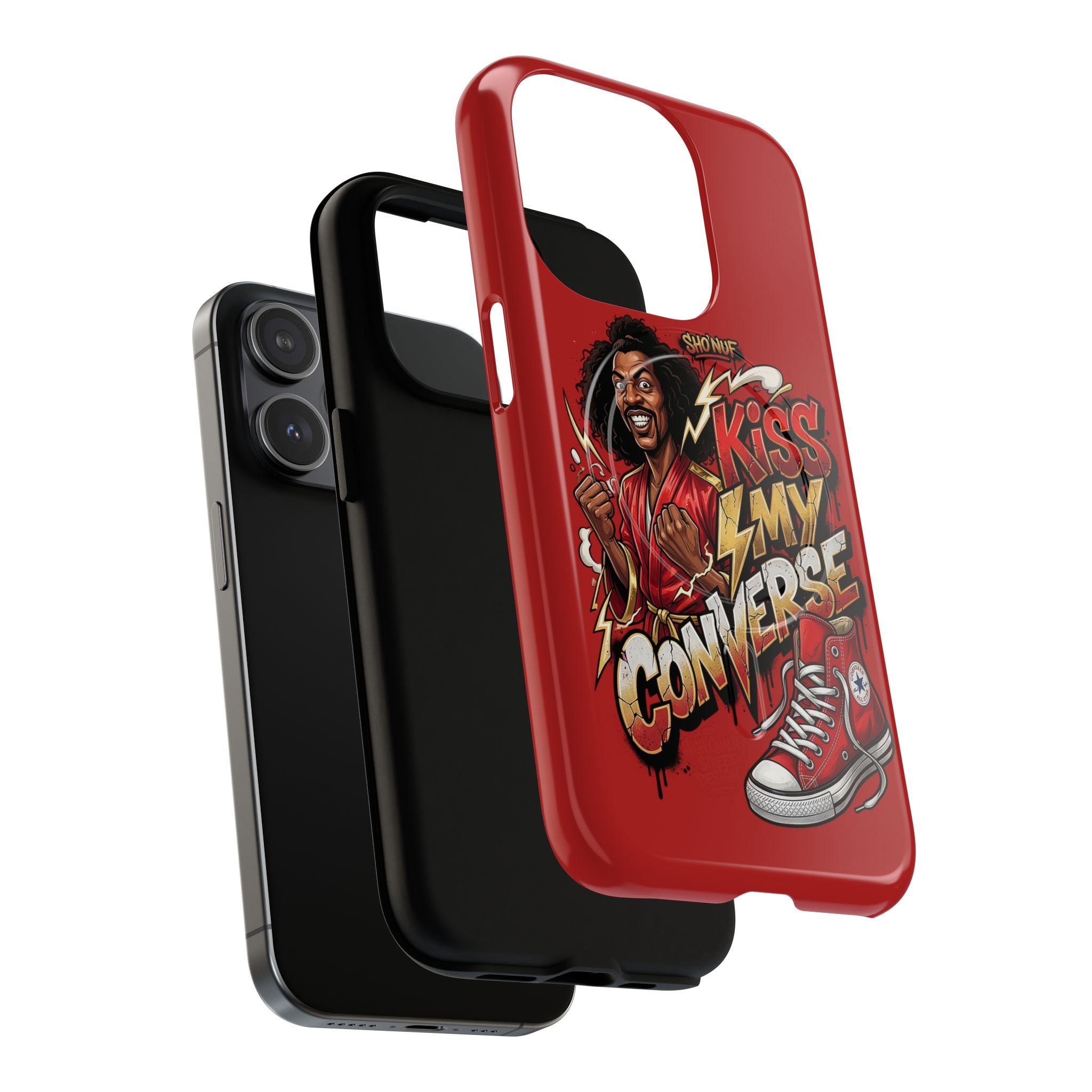 sho nuff kiss my converse phone case | Tough Magnetic Case, Sorcerer Illustration