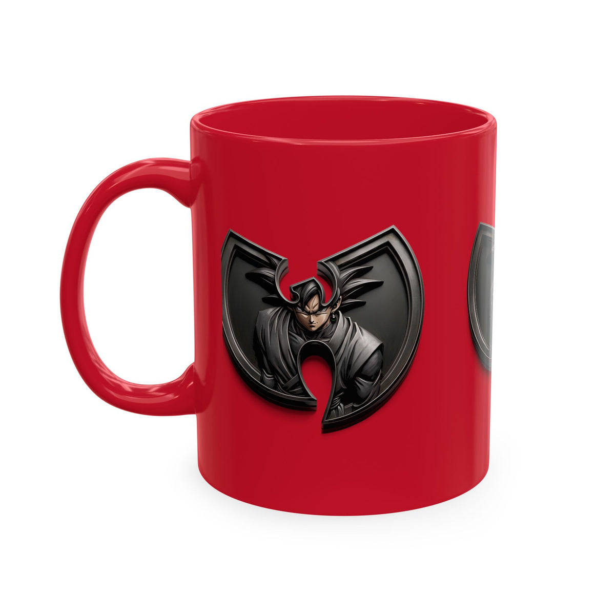 wu tang x Goku Black Ceramic Mug — Norse Warrior Coffee Cup