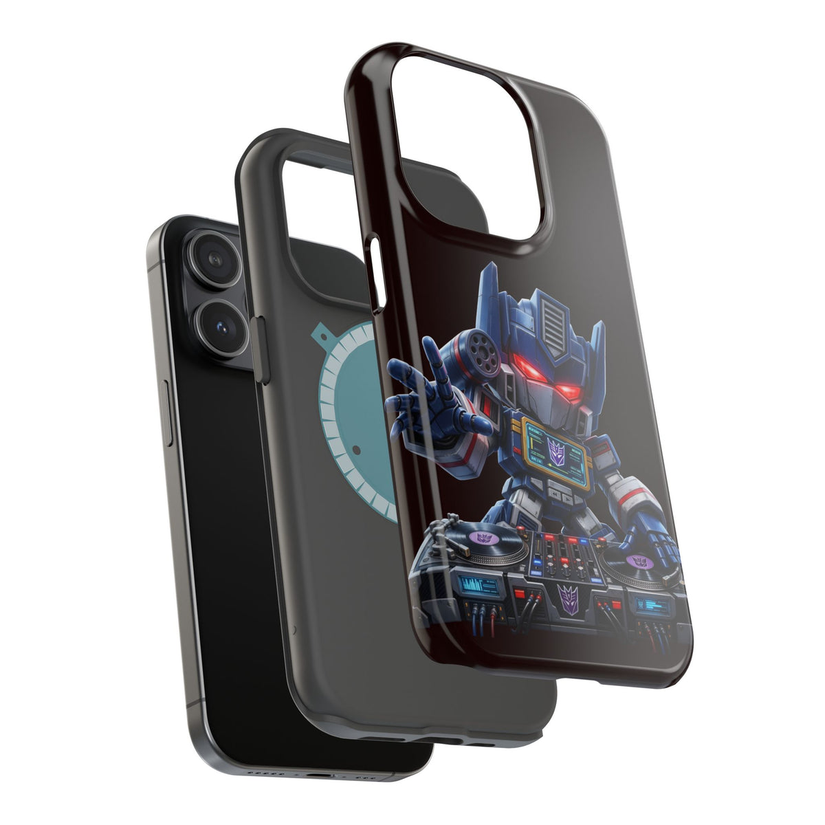 DJ  Soundwave Robot Phone Case — Magnetic Impact-Resistant Protector