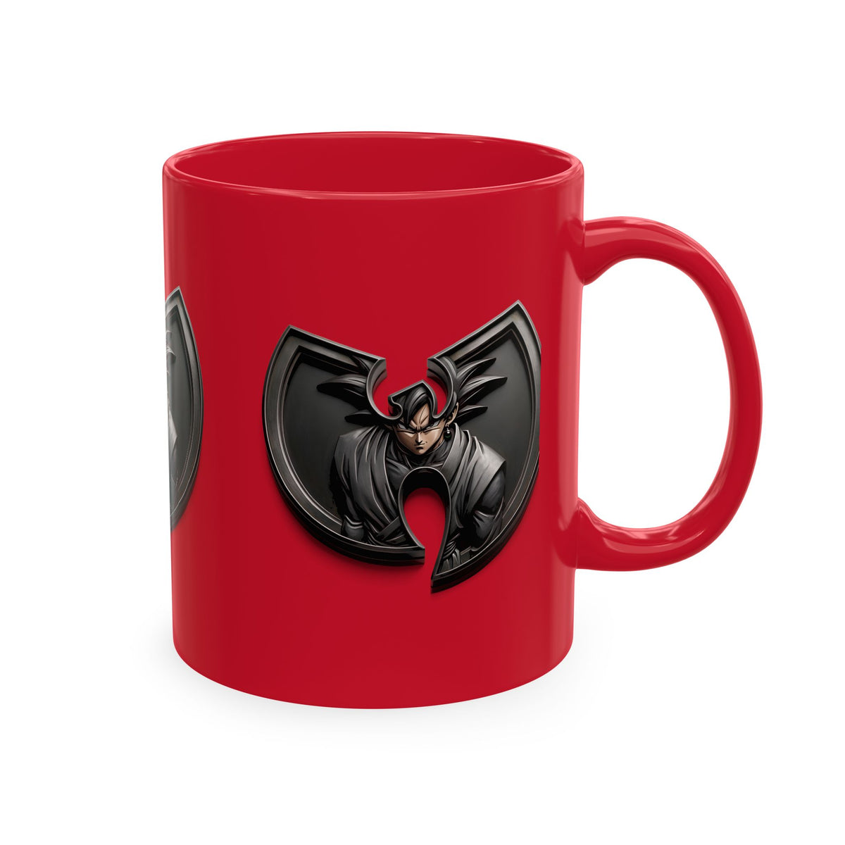 wu tang x Goku Black Ceramic Mug — Norse Warrior Coffee Cup