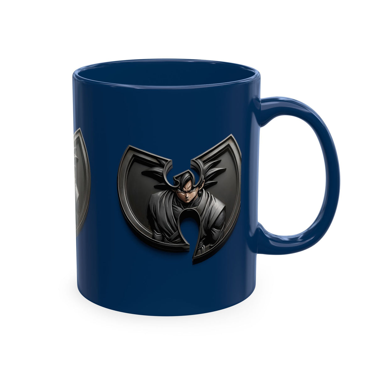 wu tang x Goku Black Ceramic Mug — Norse Warrior Coffee Cup