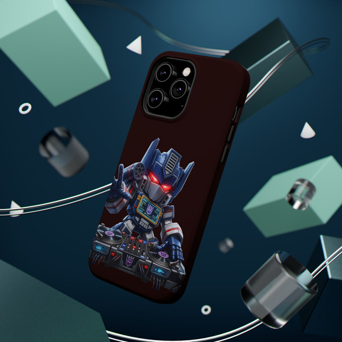 DJ  Soundwave Robot Phone Case — Magnetic Impact-Resistant Protector