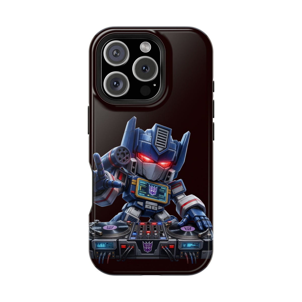 DJ  Soundwave Robot Phone Case — Magnetic Impact-Resistant Protector