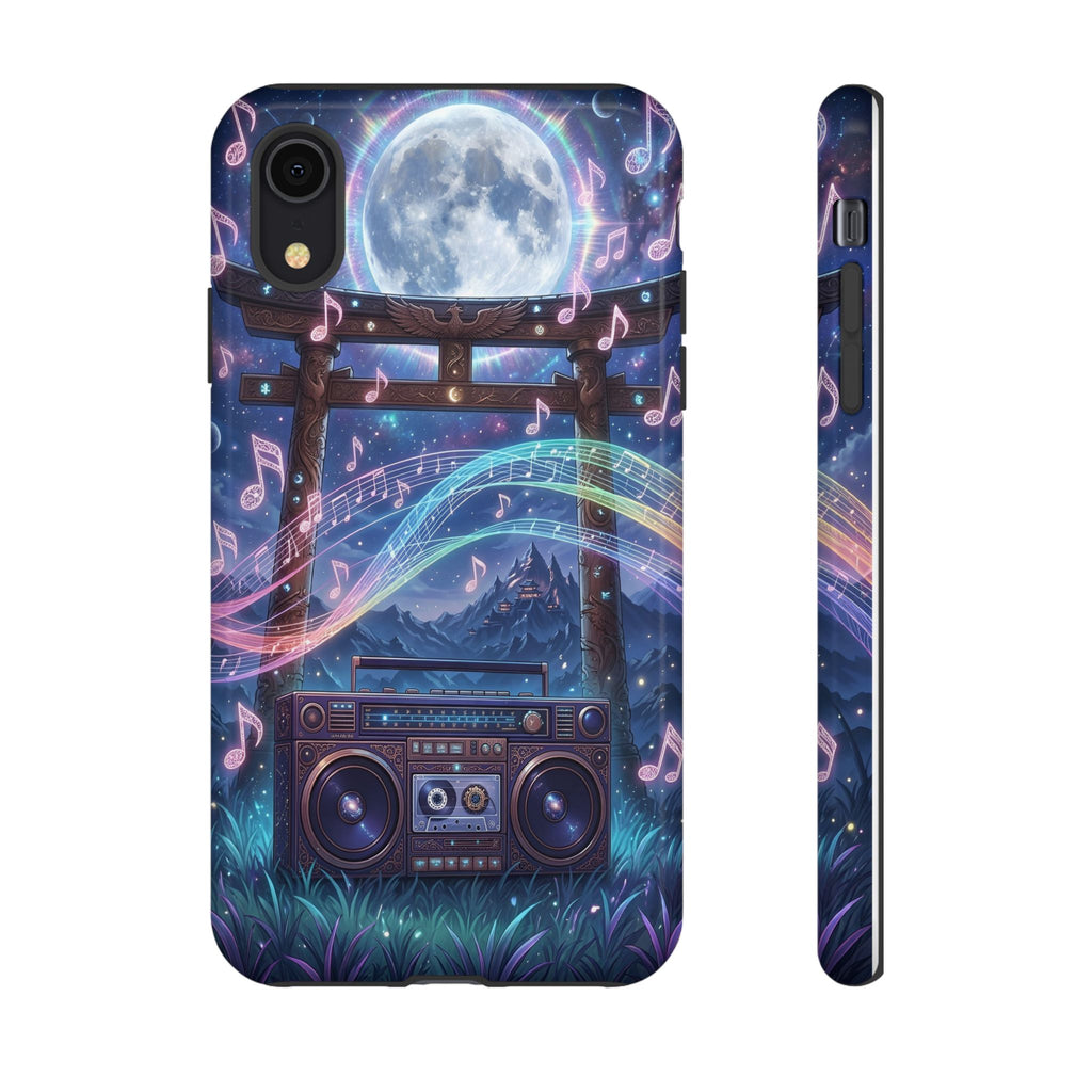 Moonlit Boombox Tough Case | Magical Music Night Phone Case