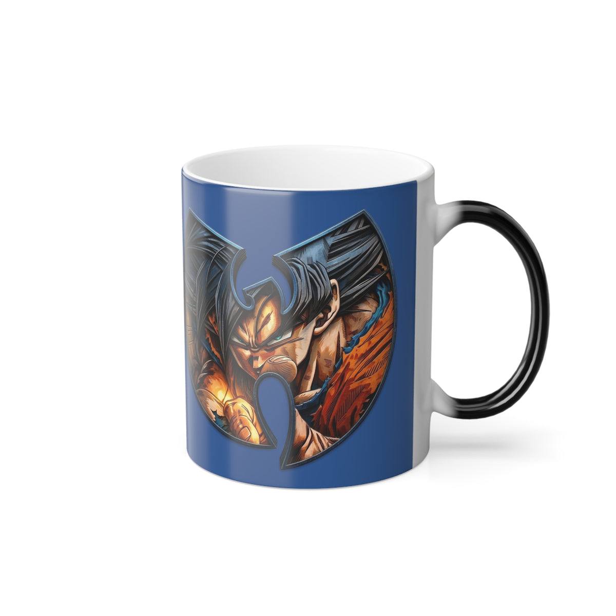 Color Goku wu tang style Morphing Mug — Anime Warrior Heat-Change 11oz