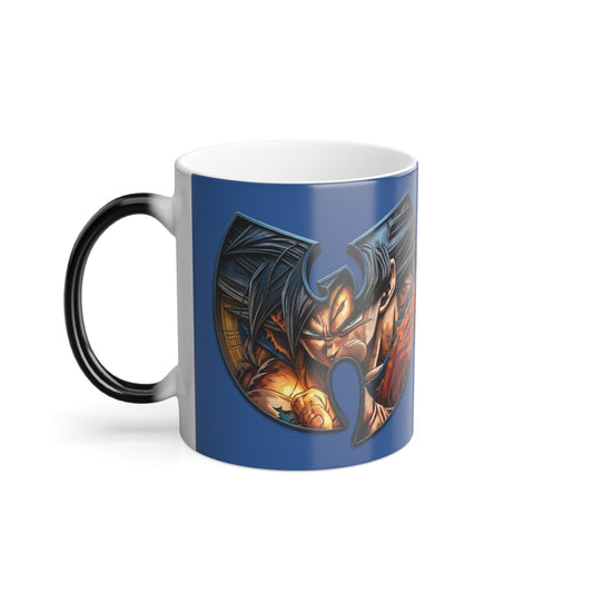 Color Goku wu tang style Morphing Mug — Anime Warrior Heat-Change 11oz