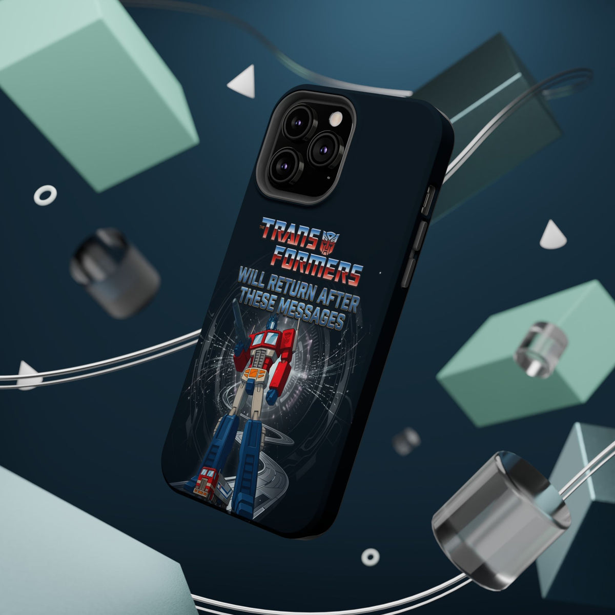 Transformers “Will Return After These Messages” Magnetic Impact-Resistant Phone Case