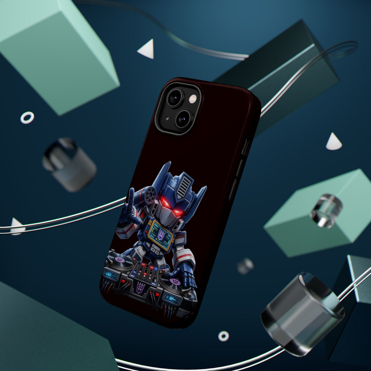 DJ  Soundwave Robot Phone Case — Magnetic Impact-Resistant Protector