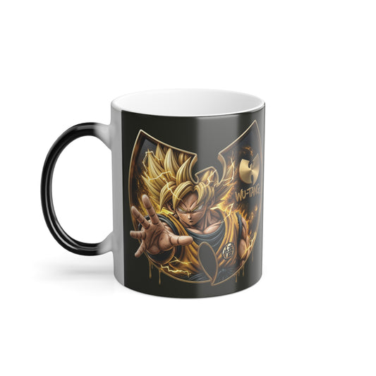 wutang x super saiyan goku Color Morphing Mug —  Emblem (11 oz)
