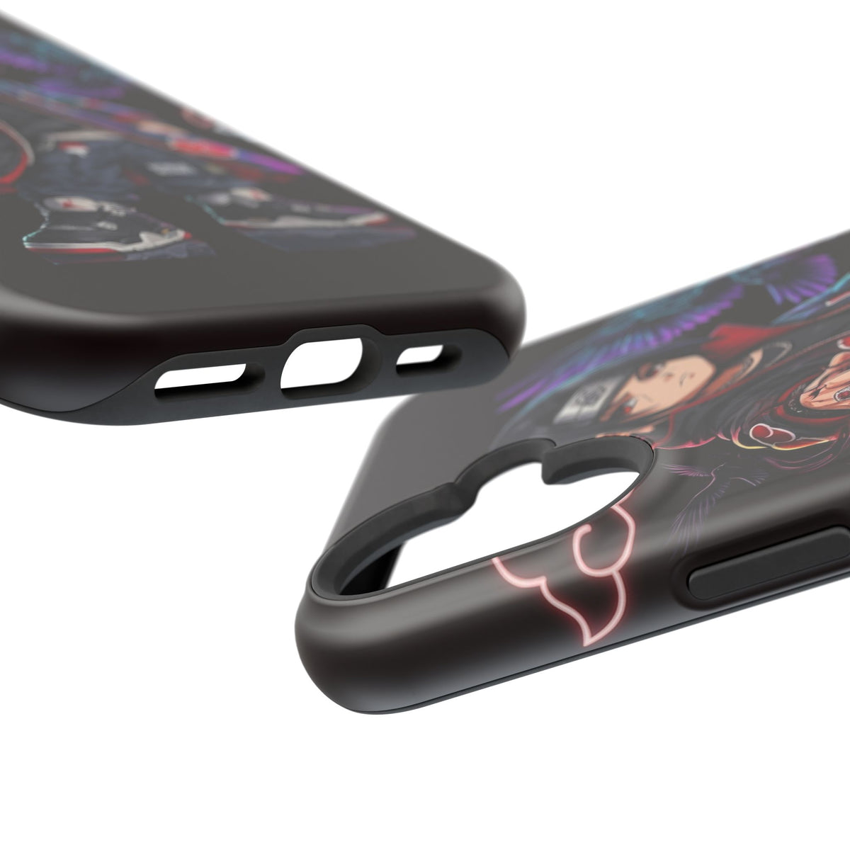 Anime Itachi-Inspired Magnetic Impact Phone Case — Akatsuki Style