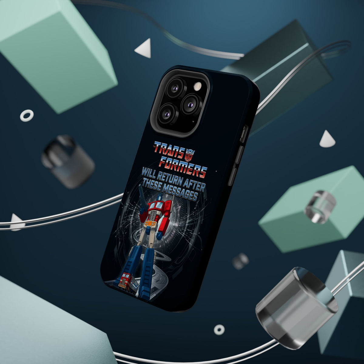 Transformers “Will Return After These Messages” Magnetic Impact-Resistant Phone Case