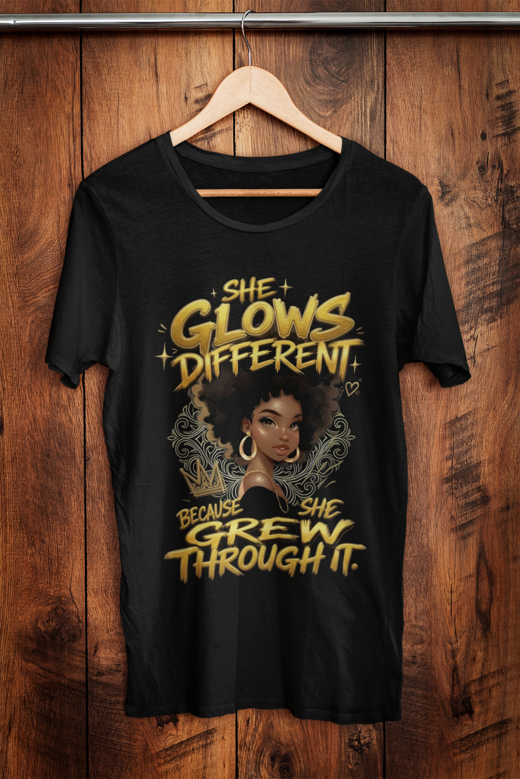 She Glows Different Because She Grew Through It | Inspirational Black