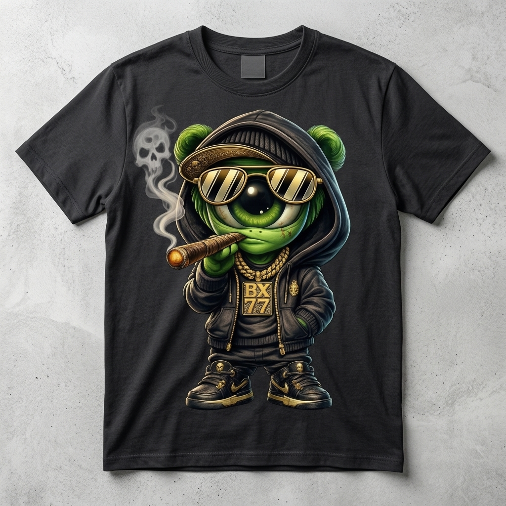 Untouchable Alien Streetwear T-Shirt | BX77 Urban Graphic Tee | Respec