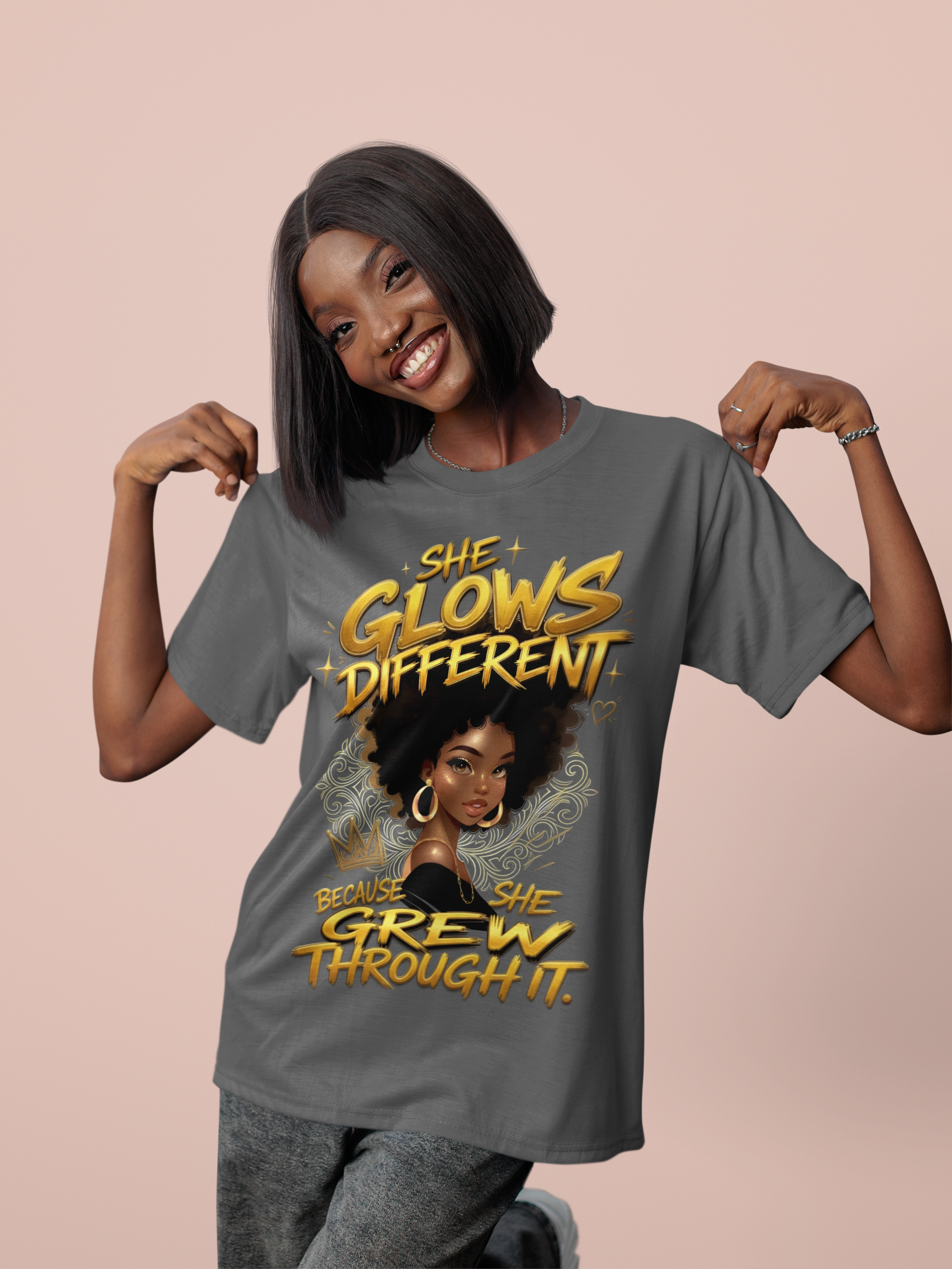 She Glows Different Because She Grew Through It | Inspirational Black